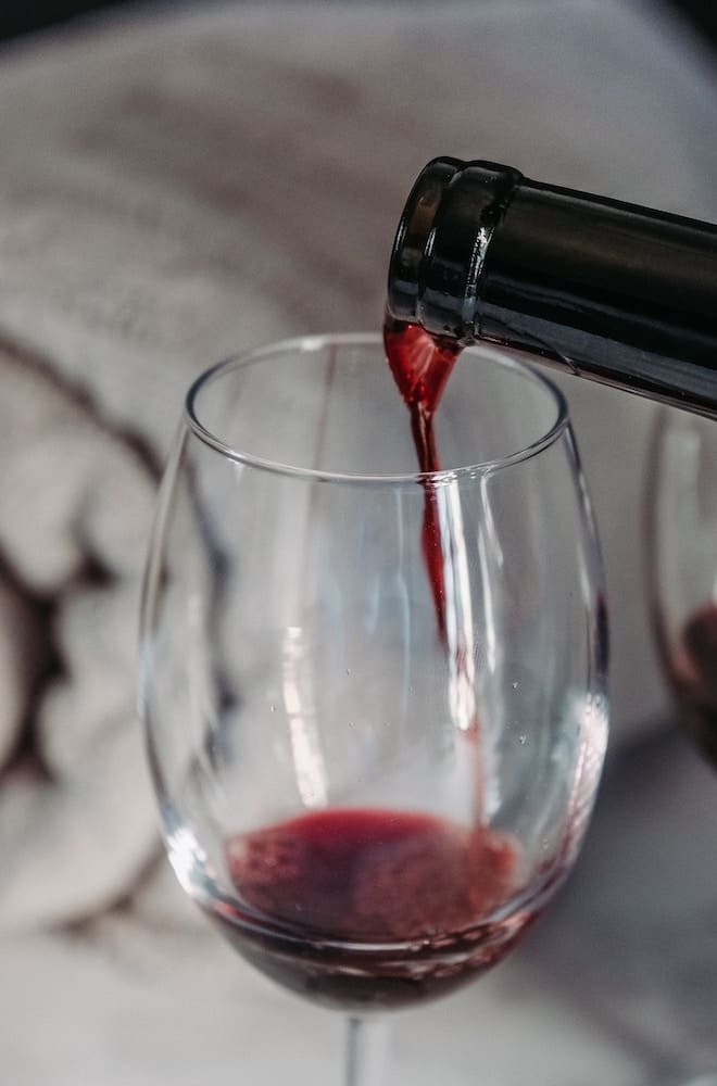 Verre de vin rouge